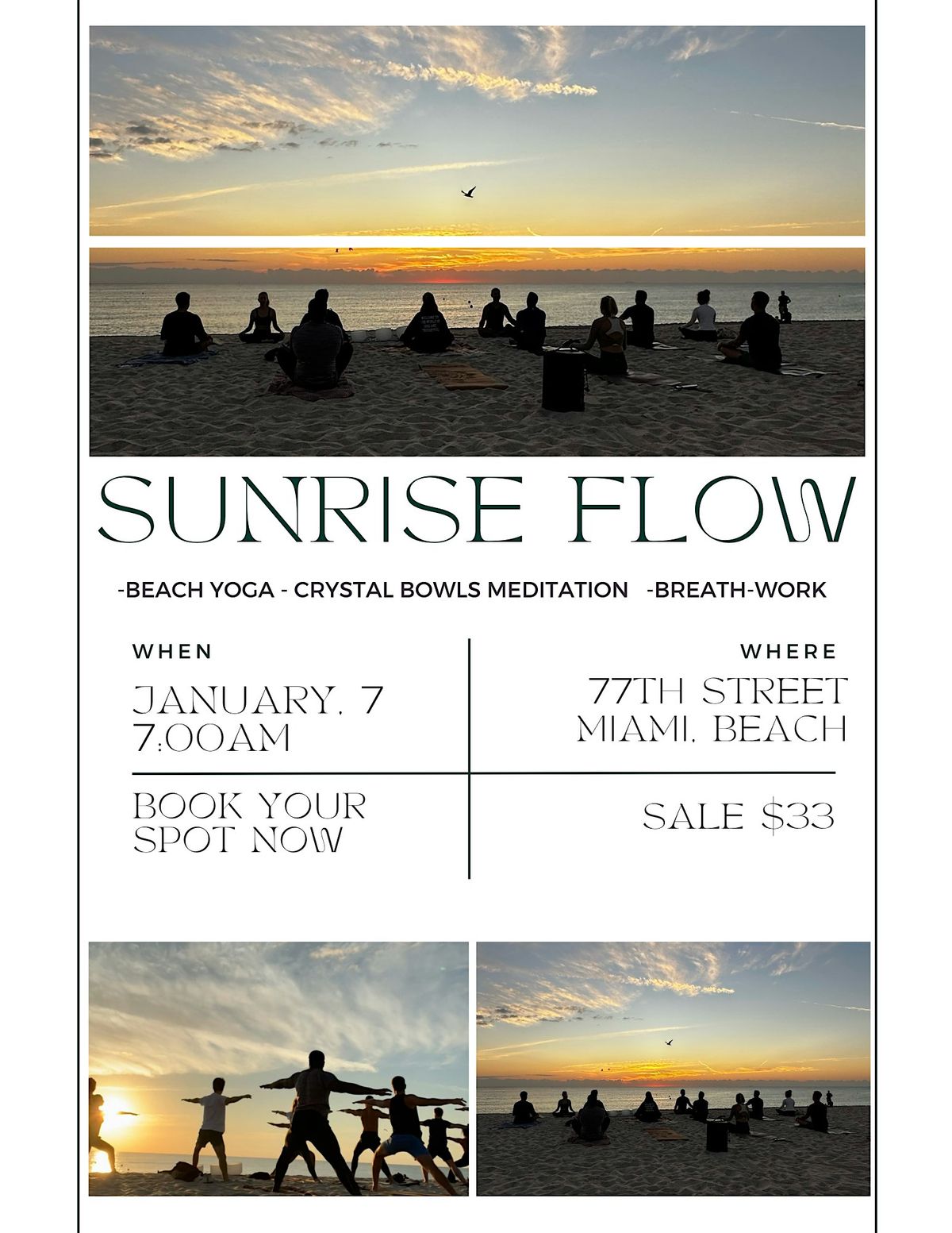 SUNRISE FLOW - Vinyasa Yoga &  Breath work Journey