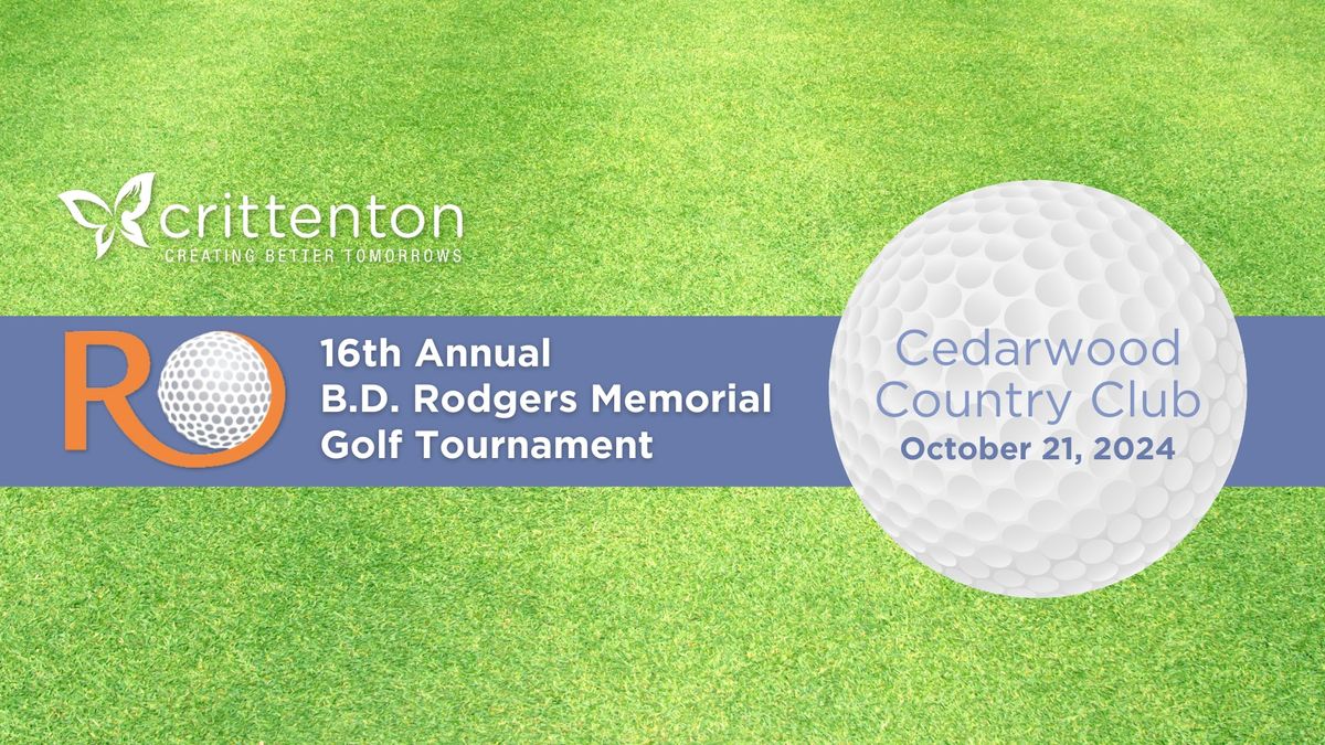 16th Annual BD Rodgers Golf Tournament