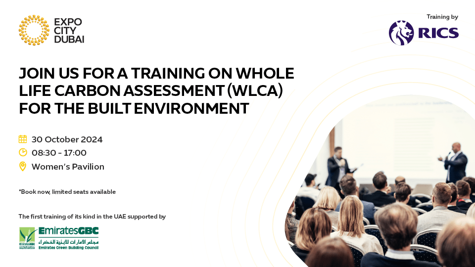 Whole life Cycle Carbon Assessment Training