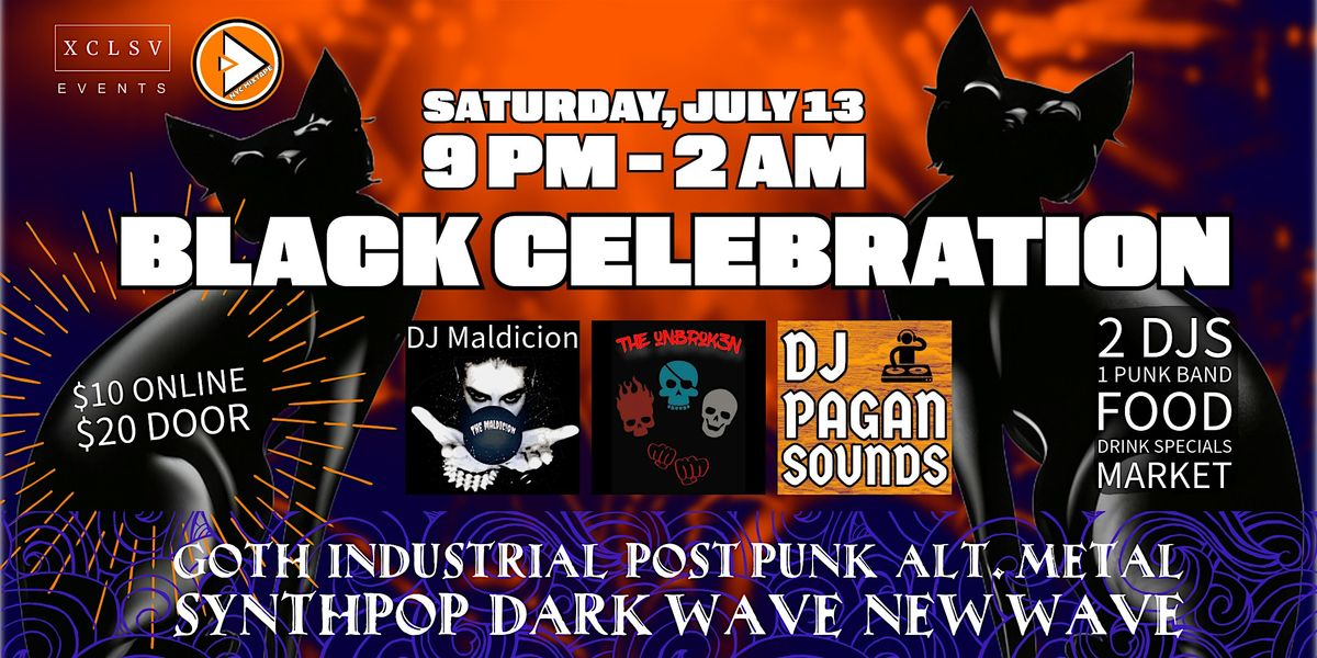 Black Celebration: Goth Industrial Punk Event at El Gato Negro, Bronx, NY