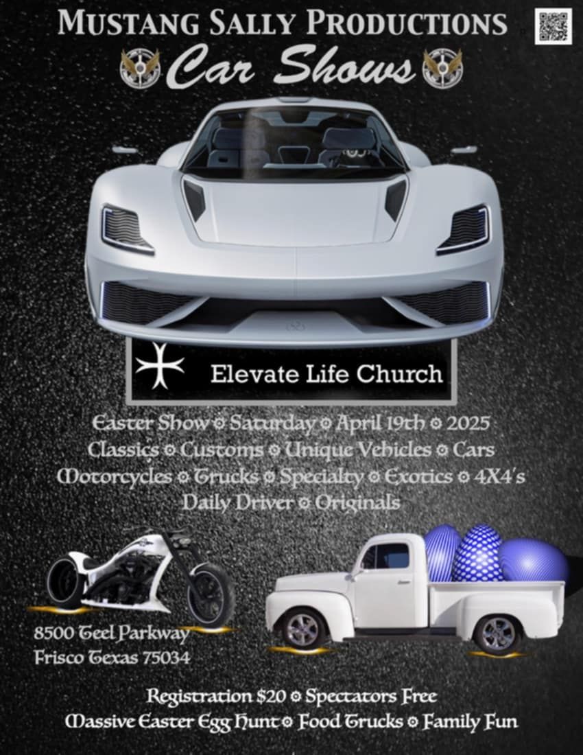 MSP EASTER CAR, TRUCK AND MOTORCYCLE SHOW AT ELEVATE LIFE CHURCH