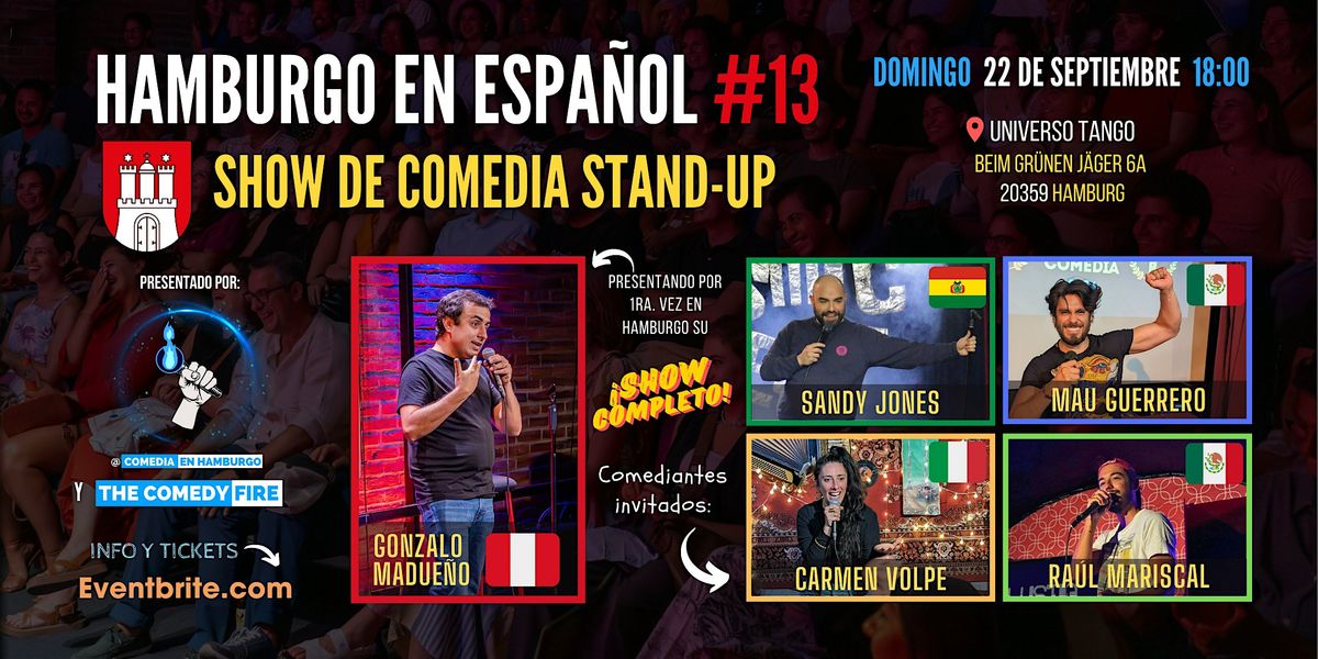 Hamburgo en Espa\u00f1ol #13 - El showcase de comedia stand-up en tu idioma