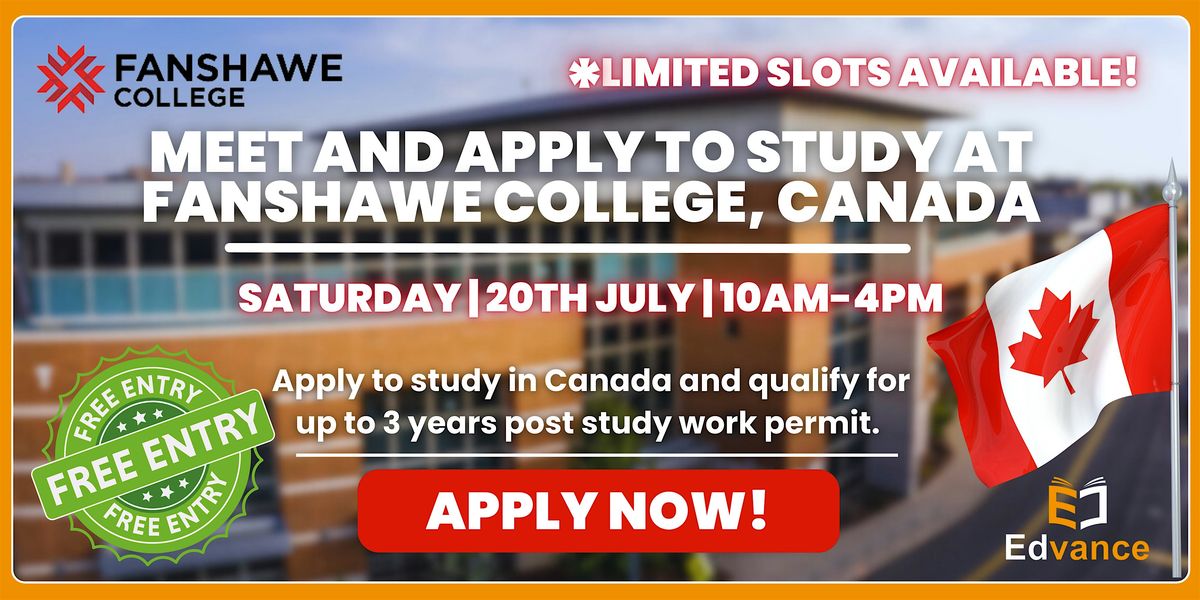 APPLY TO STUDY IN CANADA | FANSHAWE COLLEGE