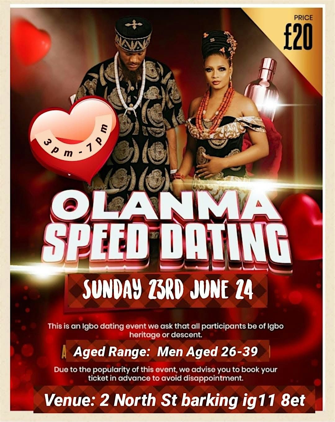OLANMA  MALE SPEED DATING