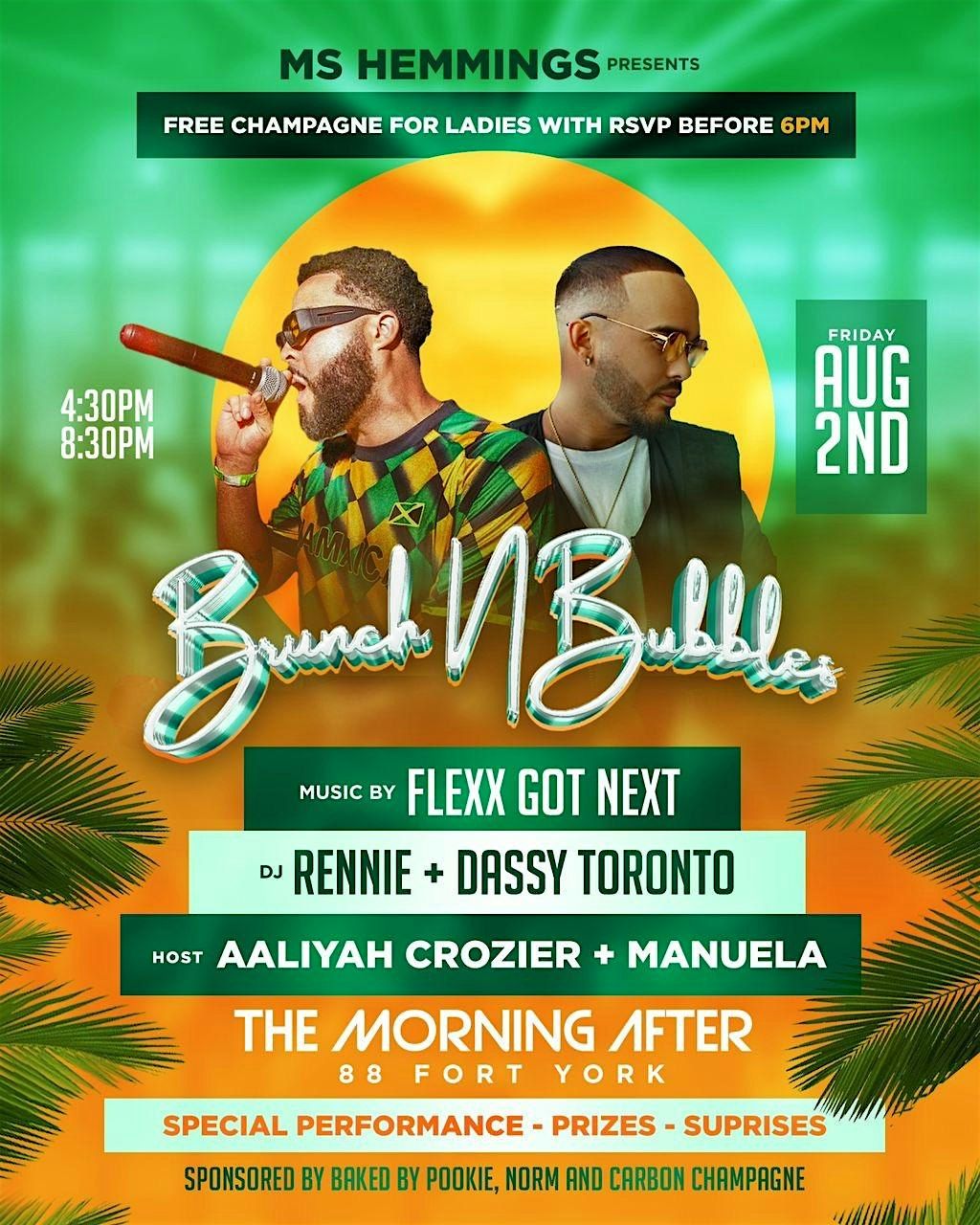 BNB: Brunch N Bubbles \u201cCARIBANA FRIDAY\u201d