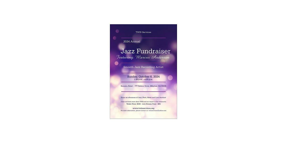 TWIS Services Jazz Afternoon Fundraiser