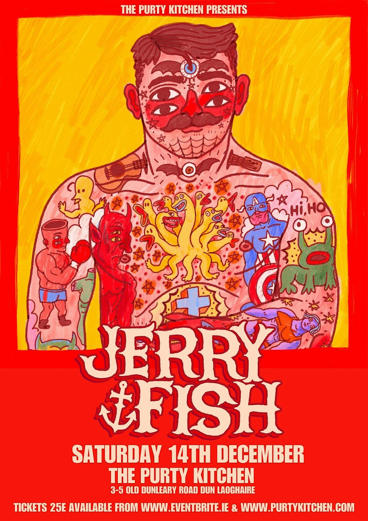 JERRY FISH - 'Dreaming of Daniel' Album tour - Live at The Purty Kitchen