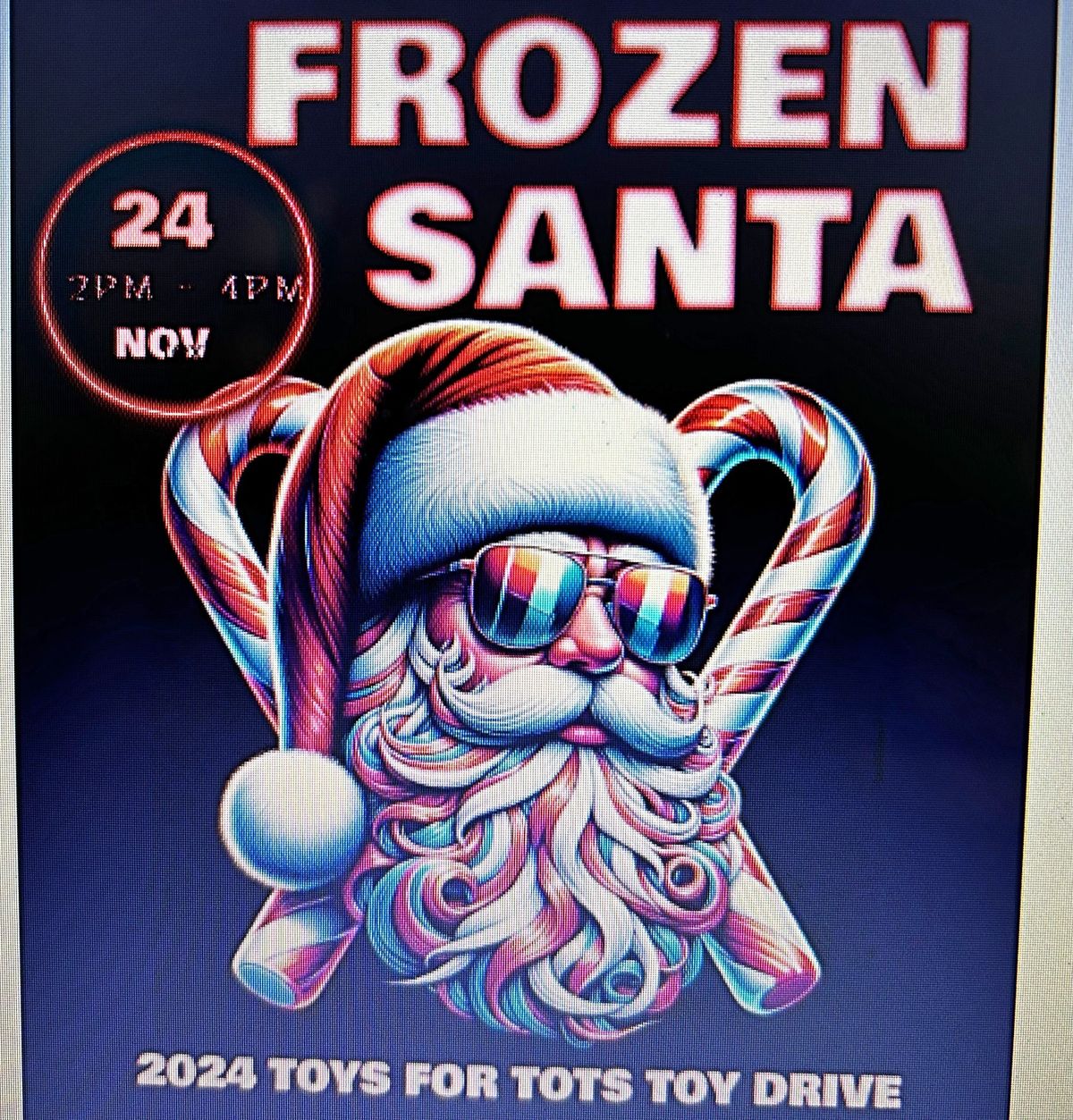 Frozen Santa Car Meet and Toy Drive