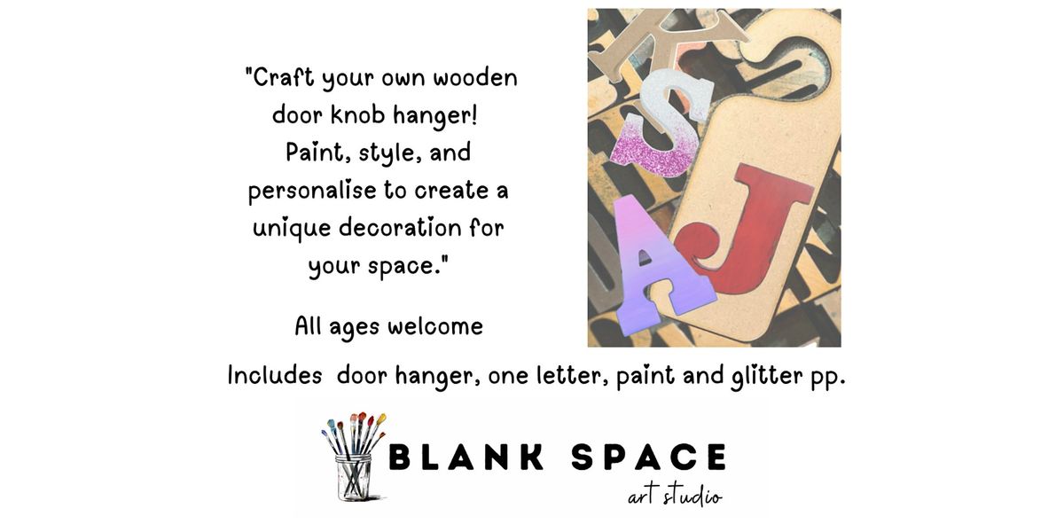 Create a door hanger Afternoon session