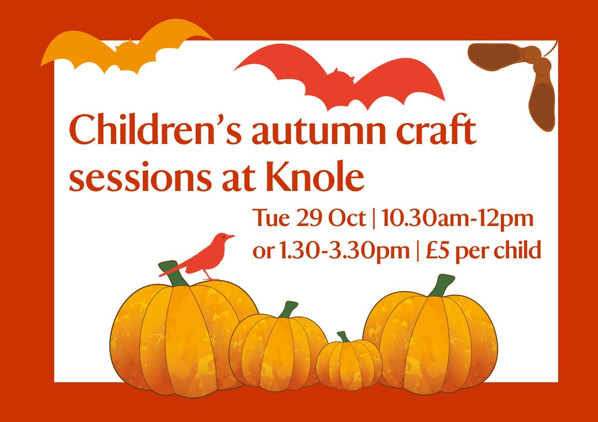 Children's autumn craft sessions