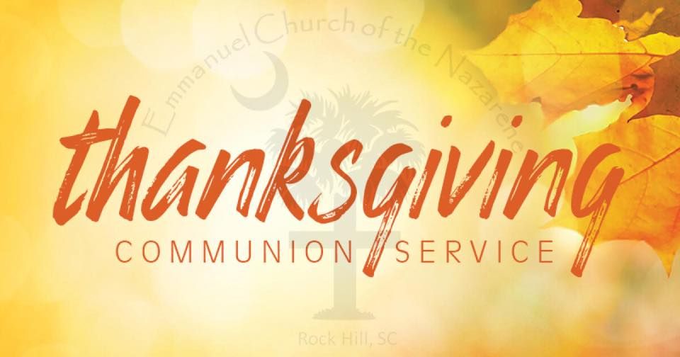 Thanksgiving Communion Service