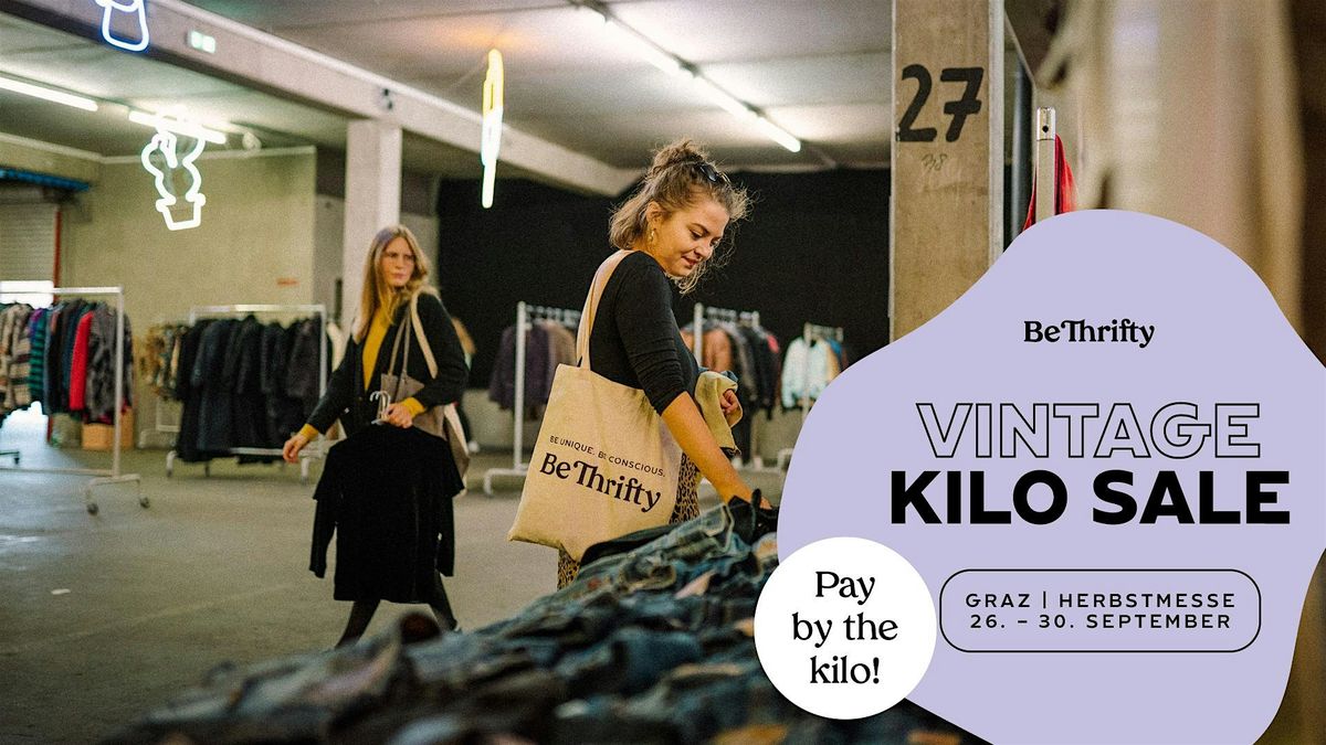 BeThrifty Vintage Kilo Sale | Graz Herbstmesse | 26. - 30.  September