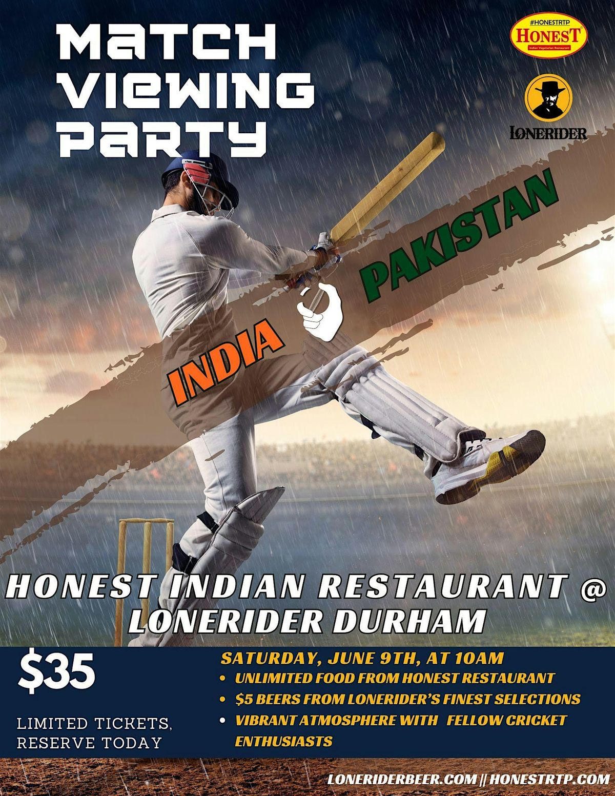 India Vs Pakistan Cricket - Match Viewing Party