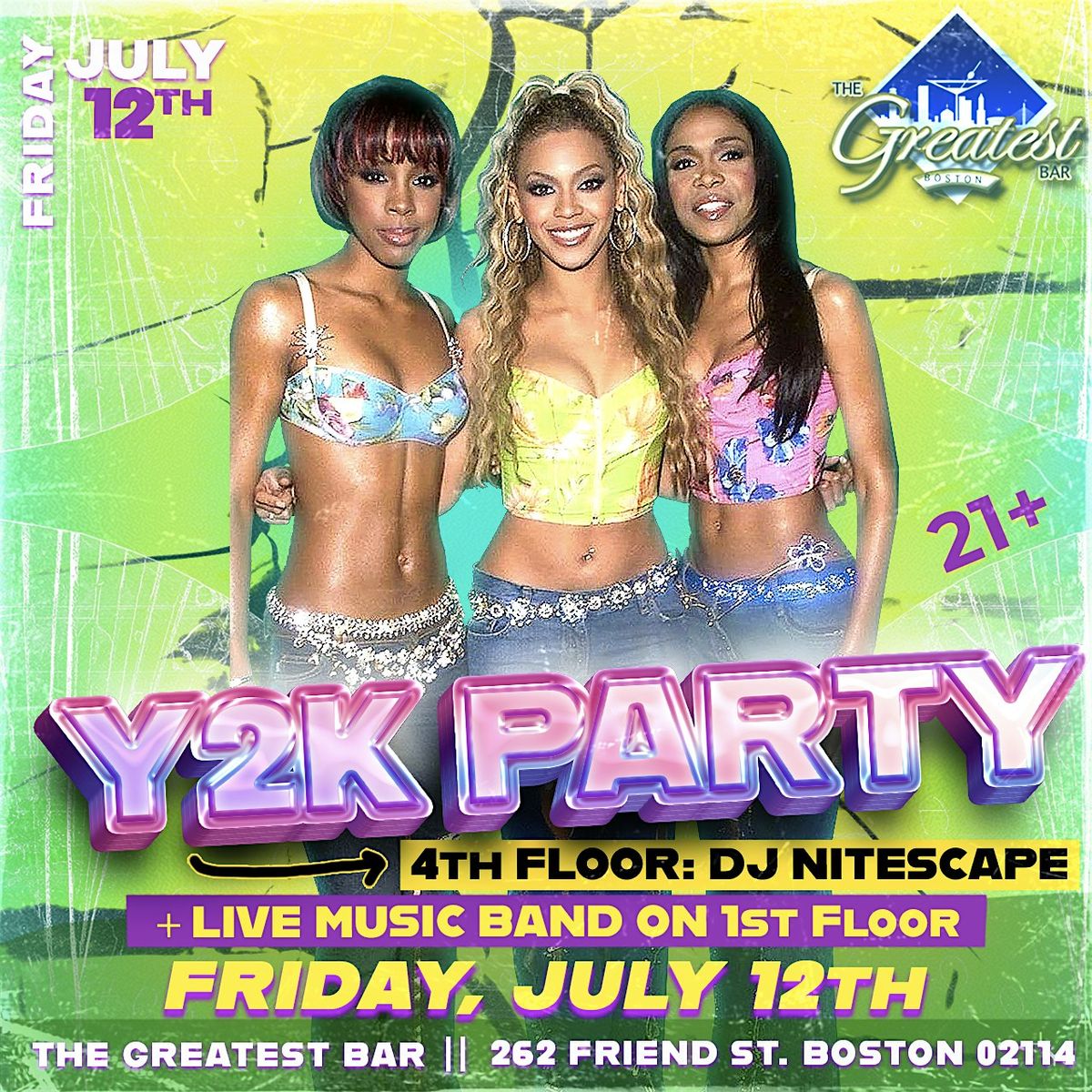 Y2K Party @ The Greatest Bar (LADIES FREE BEFORE 11PM)