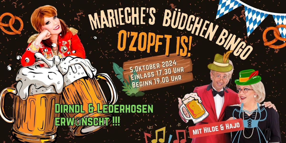 Marieche's B\u00fcdchen Bingo | Oktoberfest-Edition