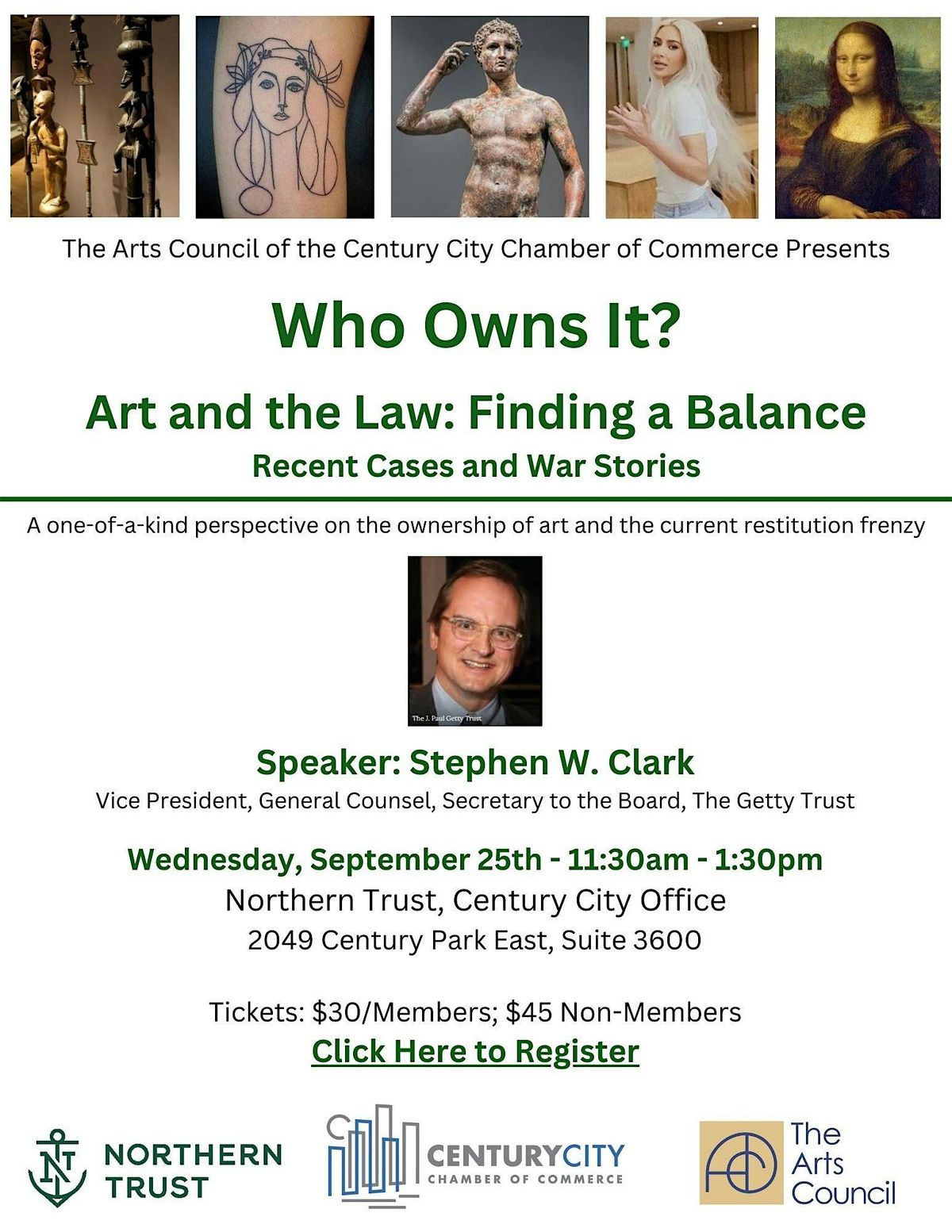 Who Owns It? Art and the Law: Finding a Balance: Recent Cases & War Stories