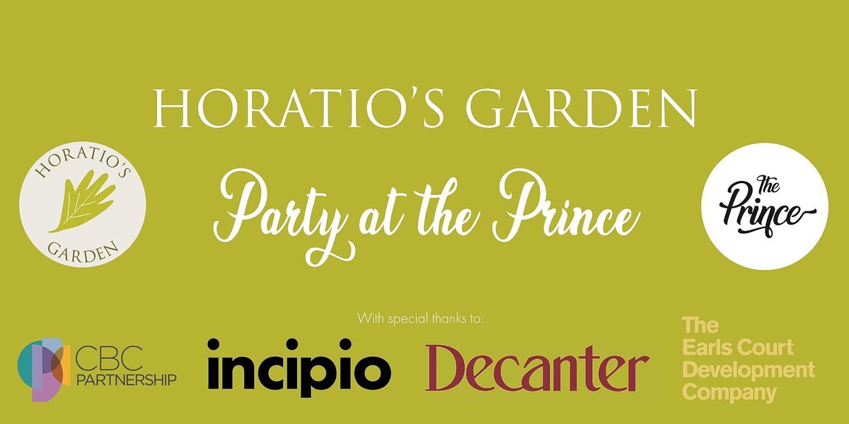 Horatio's Garden Spring Drinks: Party at The Prince