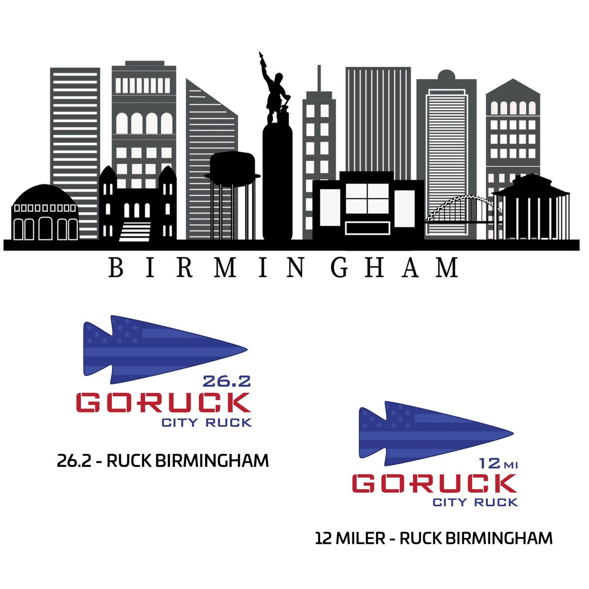 GORUCK City Ruck Birmingham 26.1 or 12 Miler 