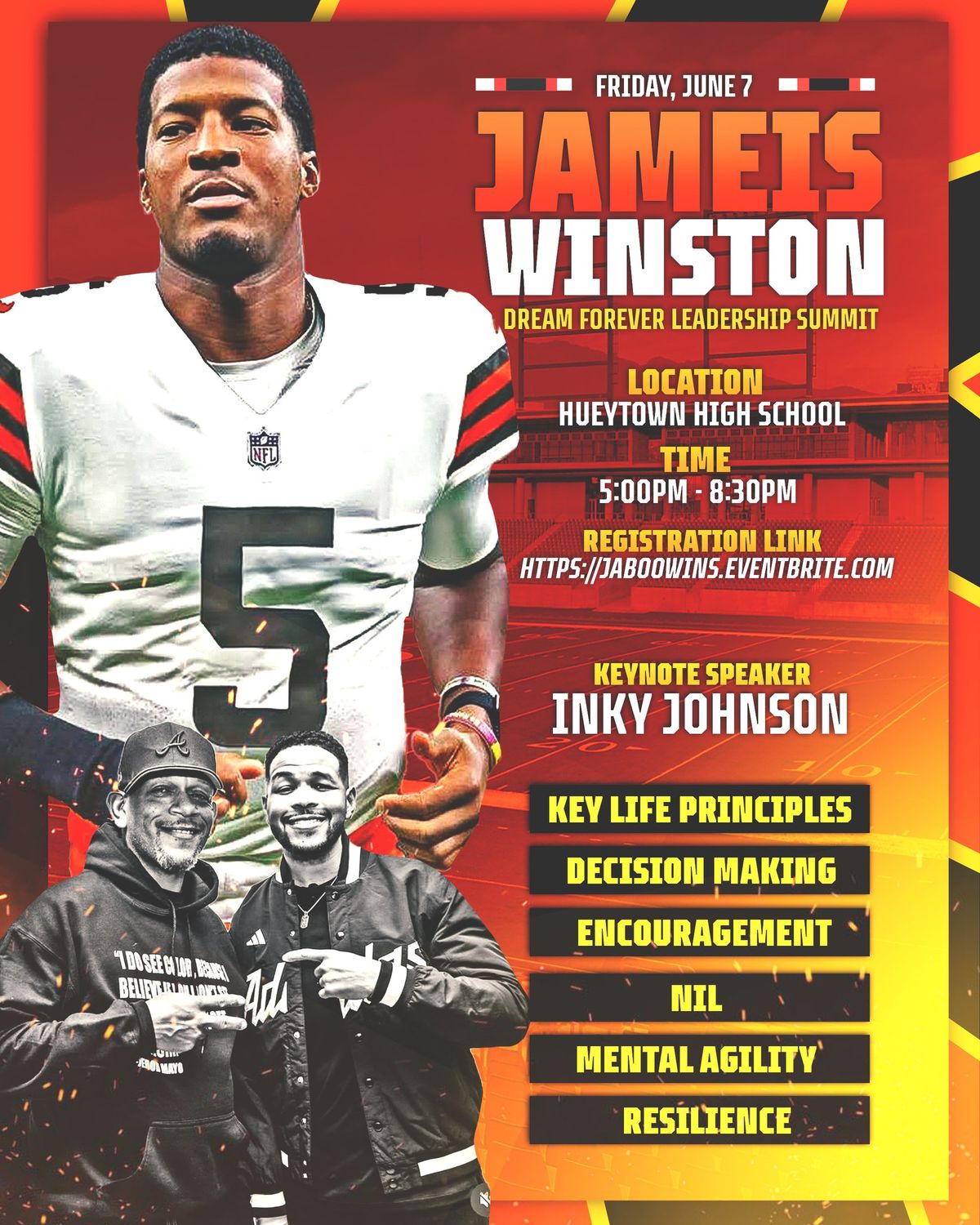 Jameis Winstons Dream Forever Leadership Summit, Hueytown High School 