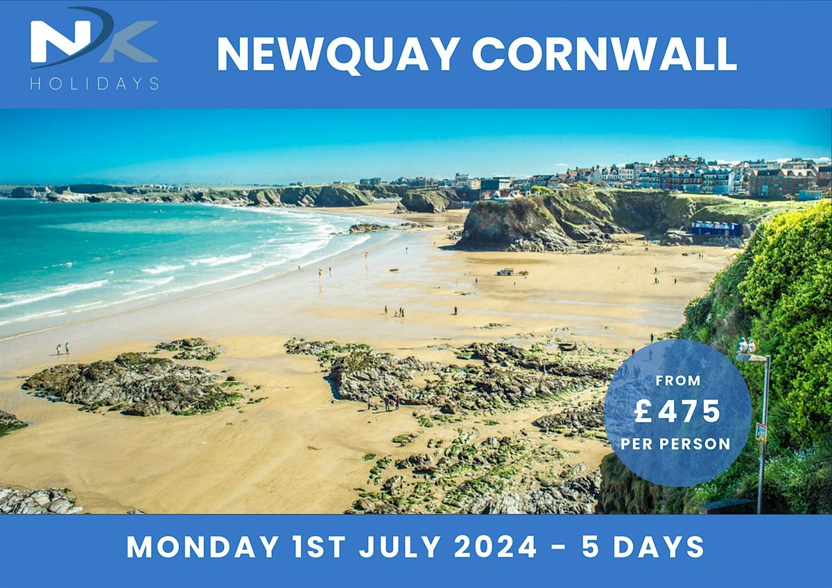 Coach Holiday to Newquay Cornwall