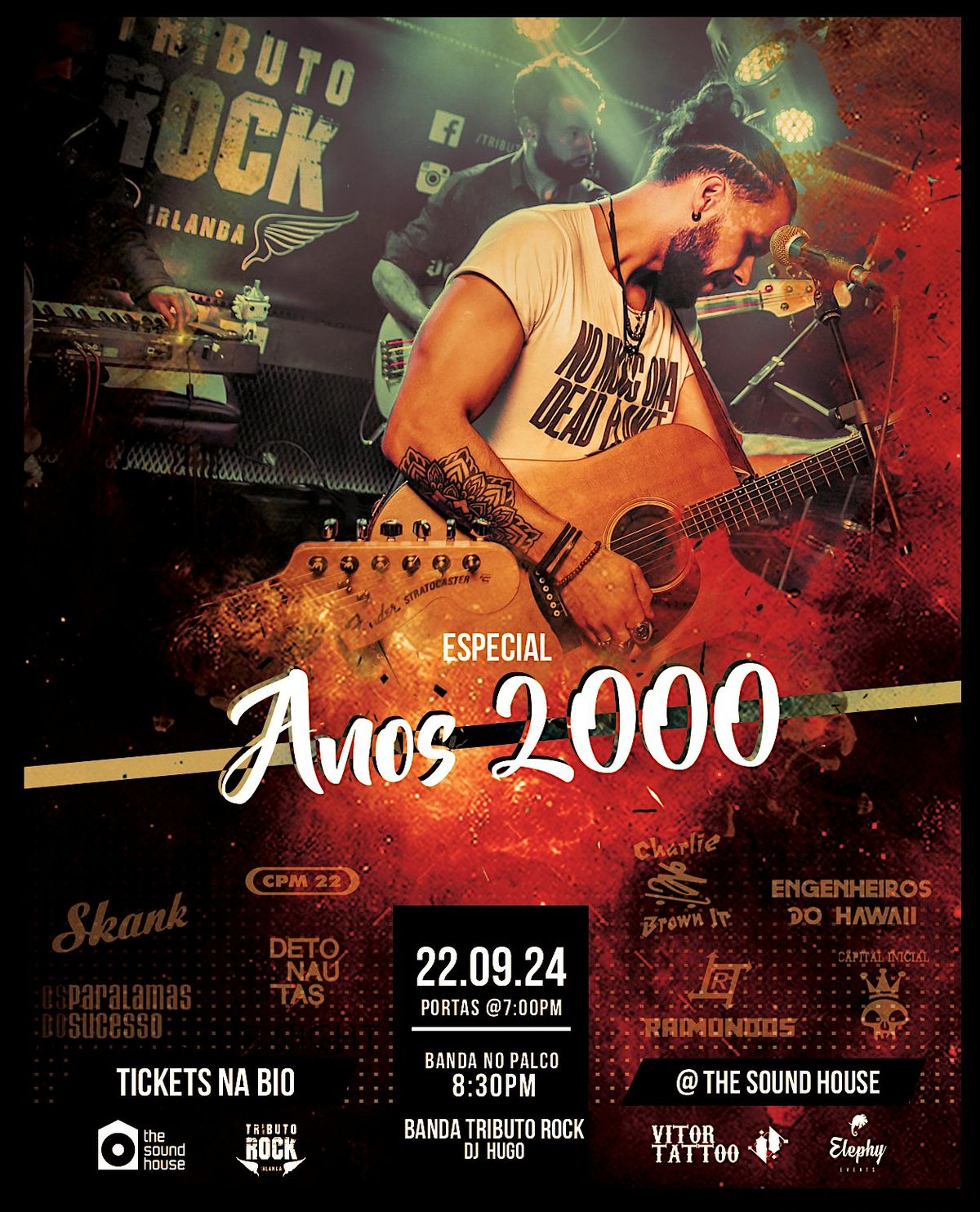 TRIBUTO ROCK - Anos 2000