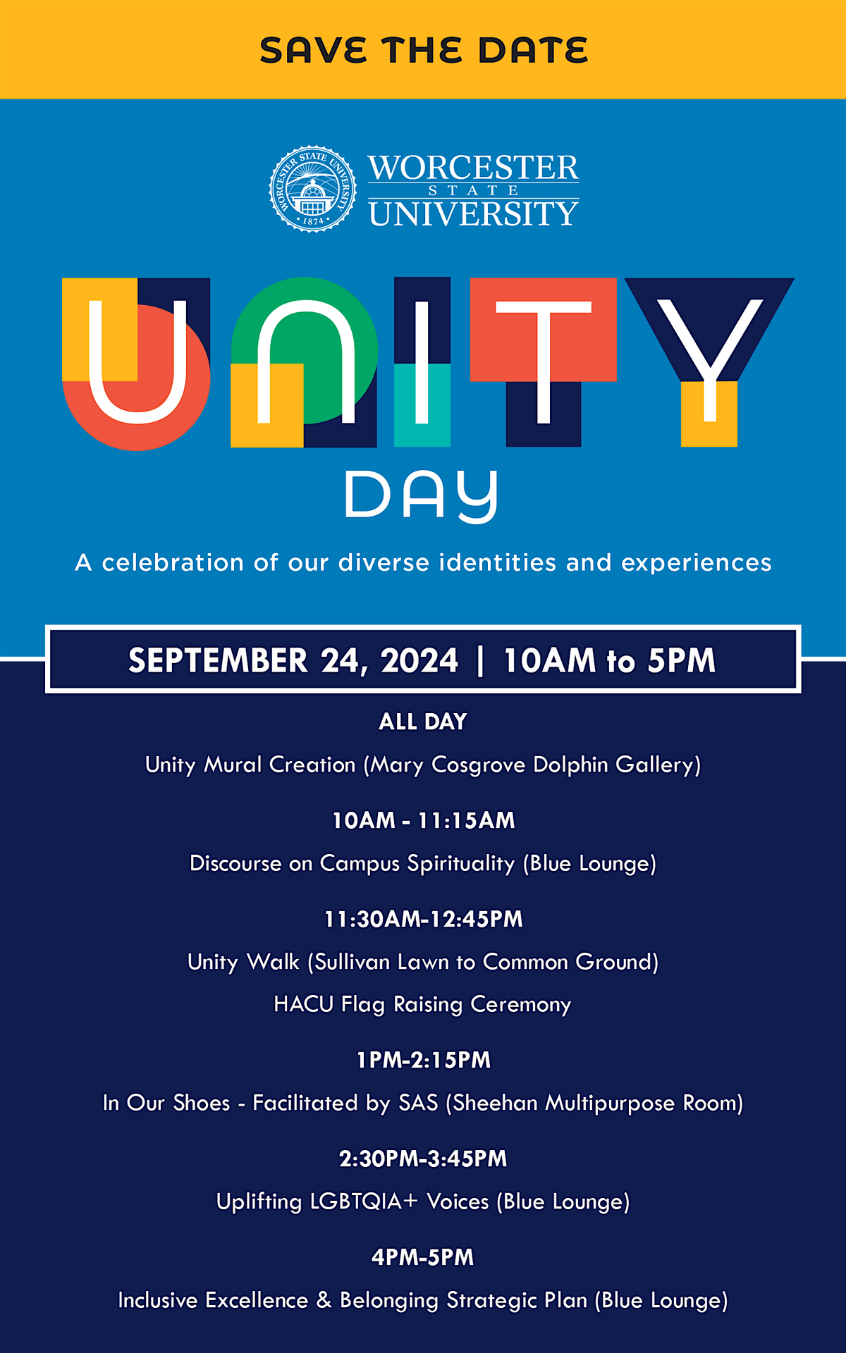 Unity day - September 24, 2024 | In Our Shoes - Facilitated by SAS