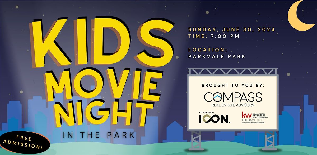 Kids Movie Night in the Park (Huron Village)