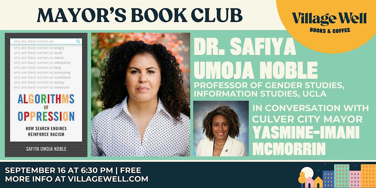 Mayor's Book Club: "Algorithms of Oppression"