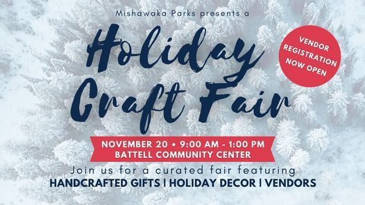 Holiday Craft Fair, Battell Community Center, Mishawaka, 20 November 2021