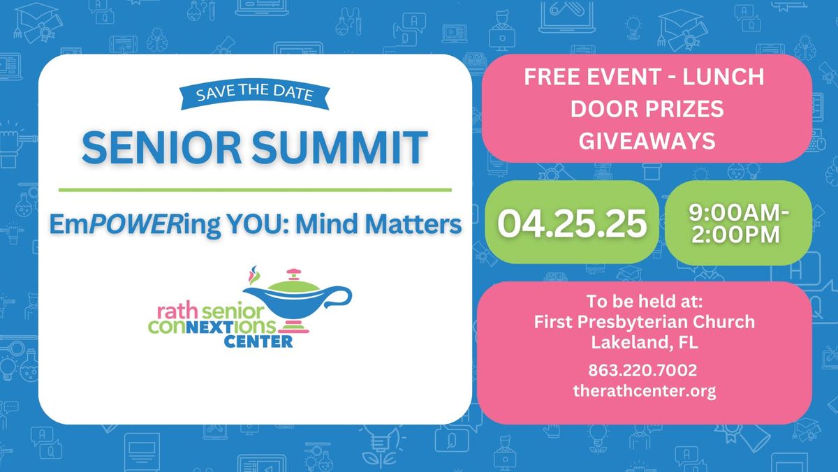 10th Annual Senior Summit: Save the Date!