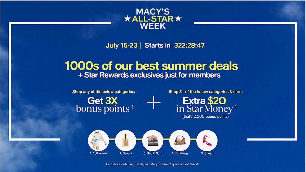 Macy's All Star Week