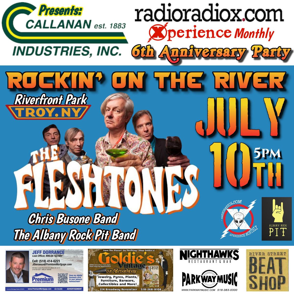 RadioradioX Xperience Monthly 6 year anniversary party  Rockin on The River