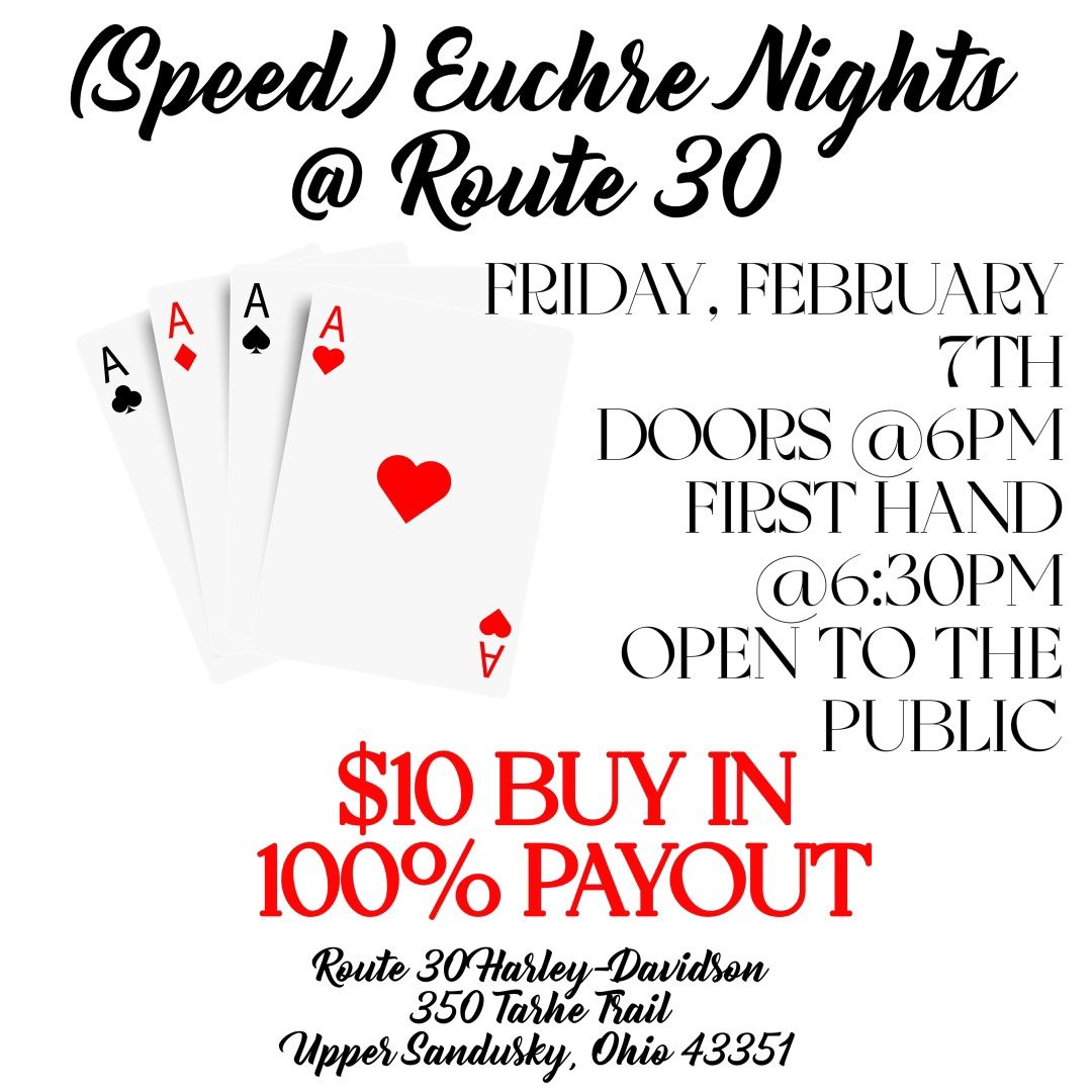 EUCHRE NIGHTS