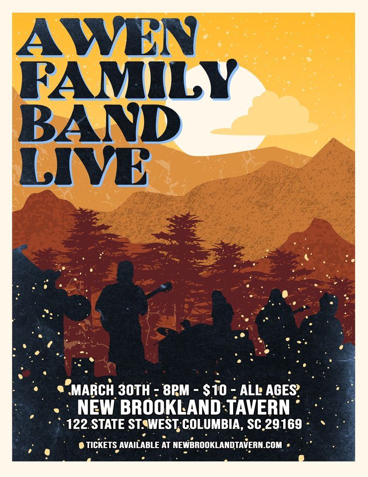 AWEN FAMILY BAND, New Brookland Tavern, West Columbia, 30 March 2022