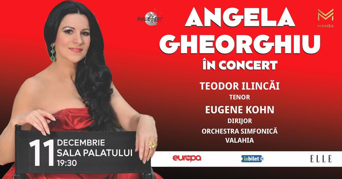 Noble\u021bea sunetului: Angela Gheorghiu \u00een concert - Sala Palatului Bucure\u0219ti 