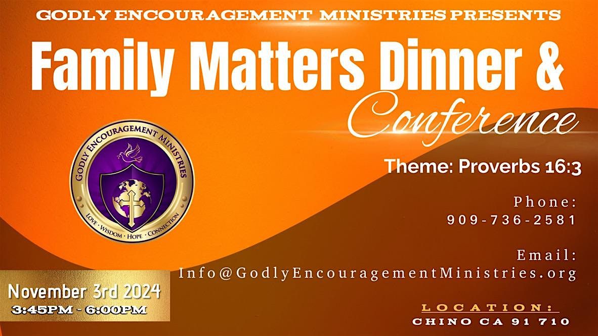 Family Matters Dinner & Confrence - Fundraiser