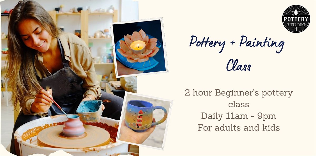 One-time Pottery Class & Painting