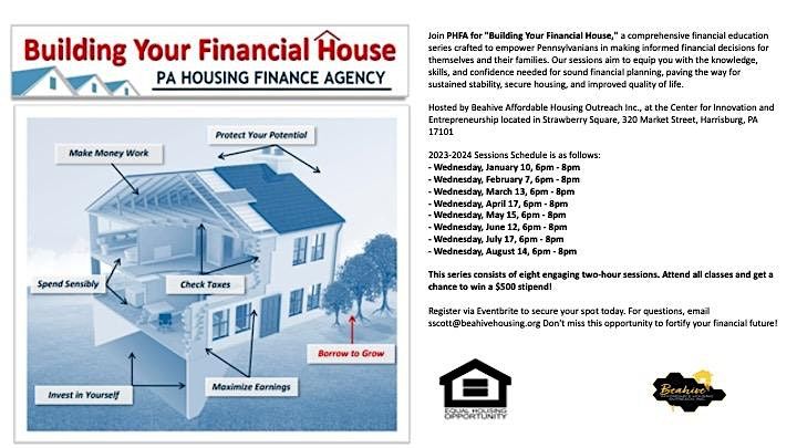 Join PHFA & Beahive for 'Building Your Financial House'