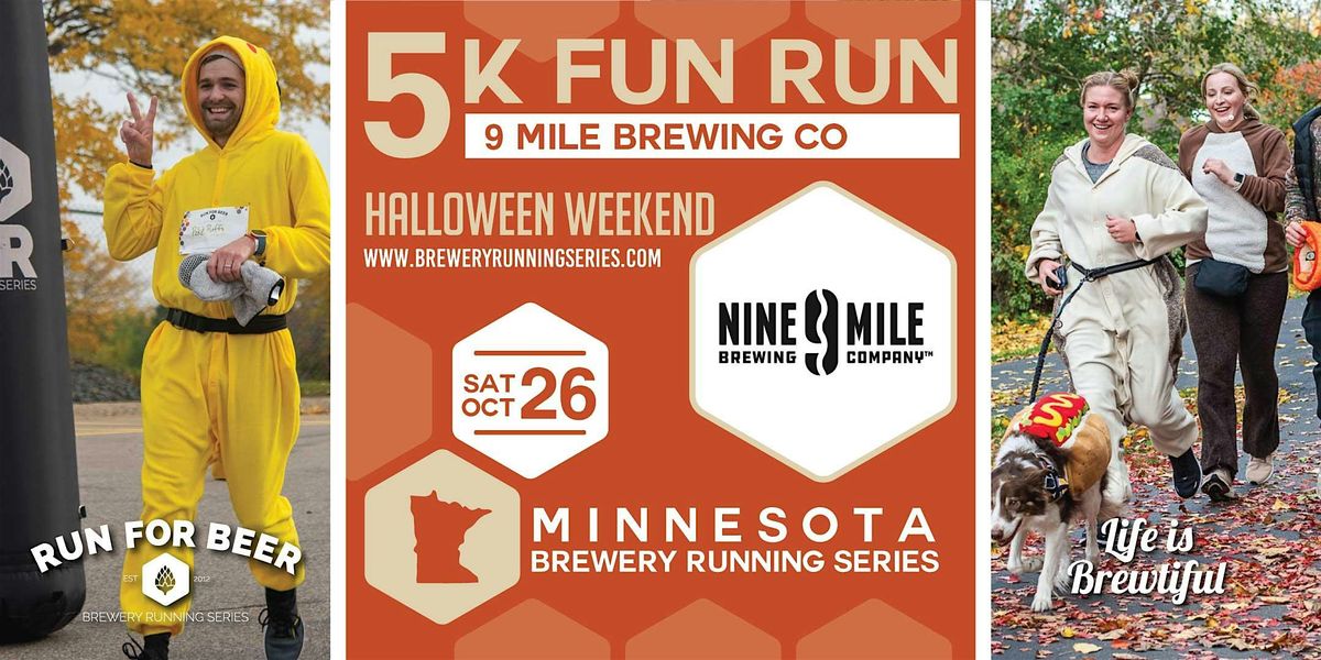 Halloween Spooktacular 5k x 9 Mile Brewing Co | 2024 MN Brewery Run