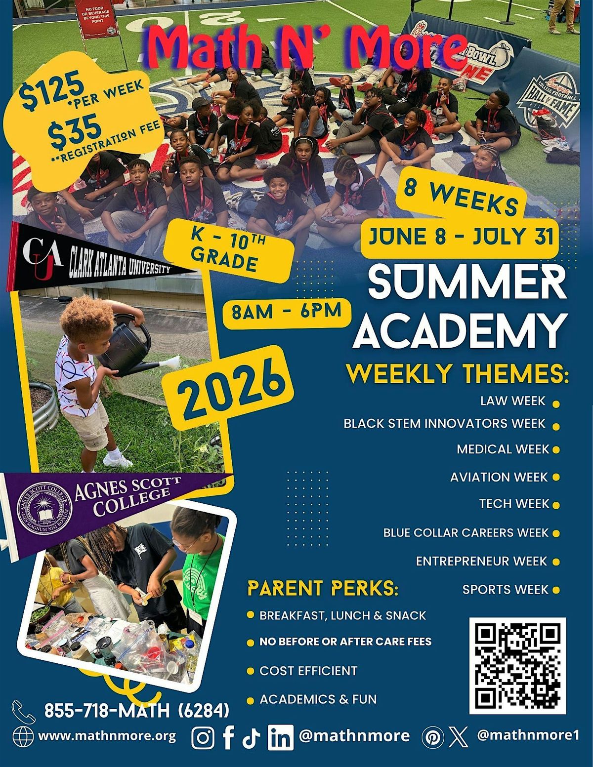 Math N\u2019 More Summer Academy @ inspiredu