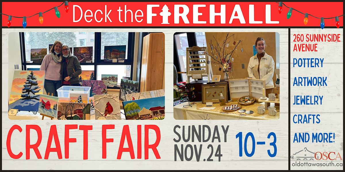 Deck the Firehall Craft Fair