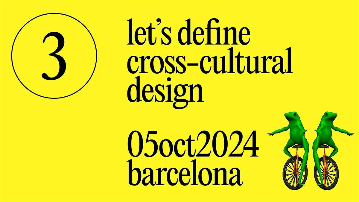 Let's Define; Cross-cultural design