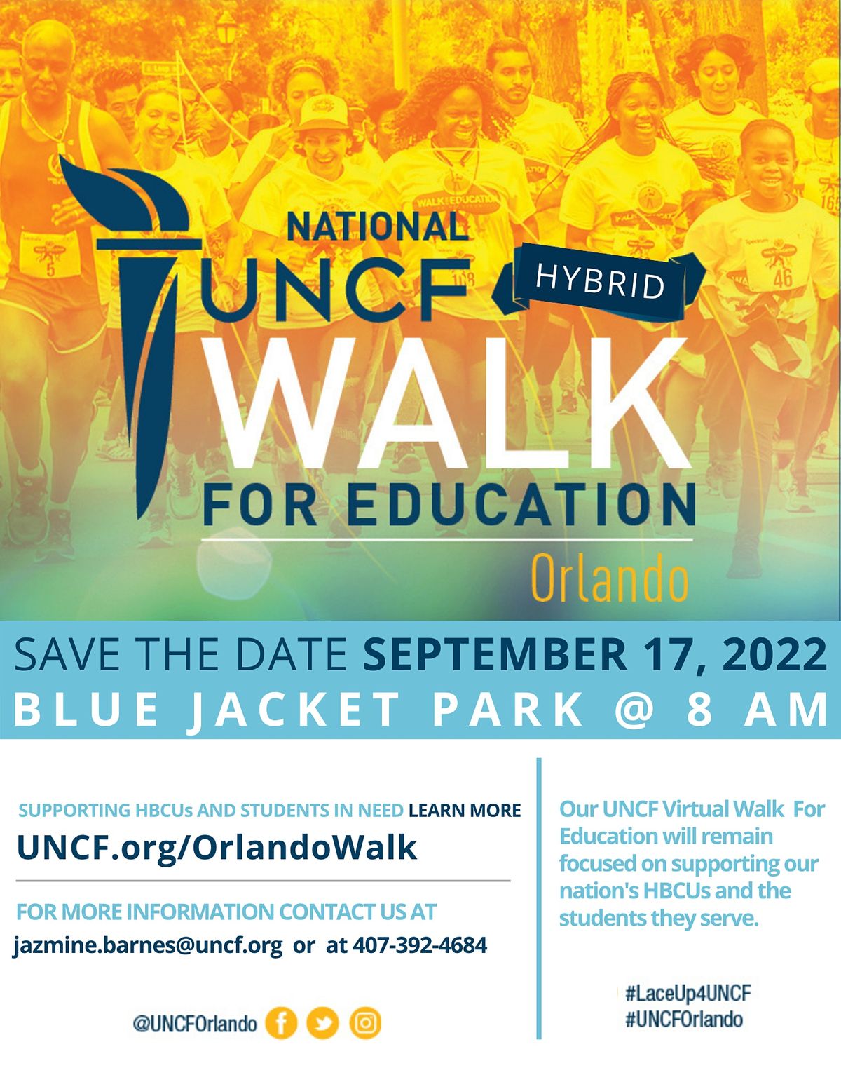 UNCF 2022 Central Florida 5K Walk for Education