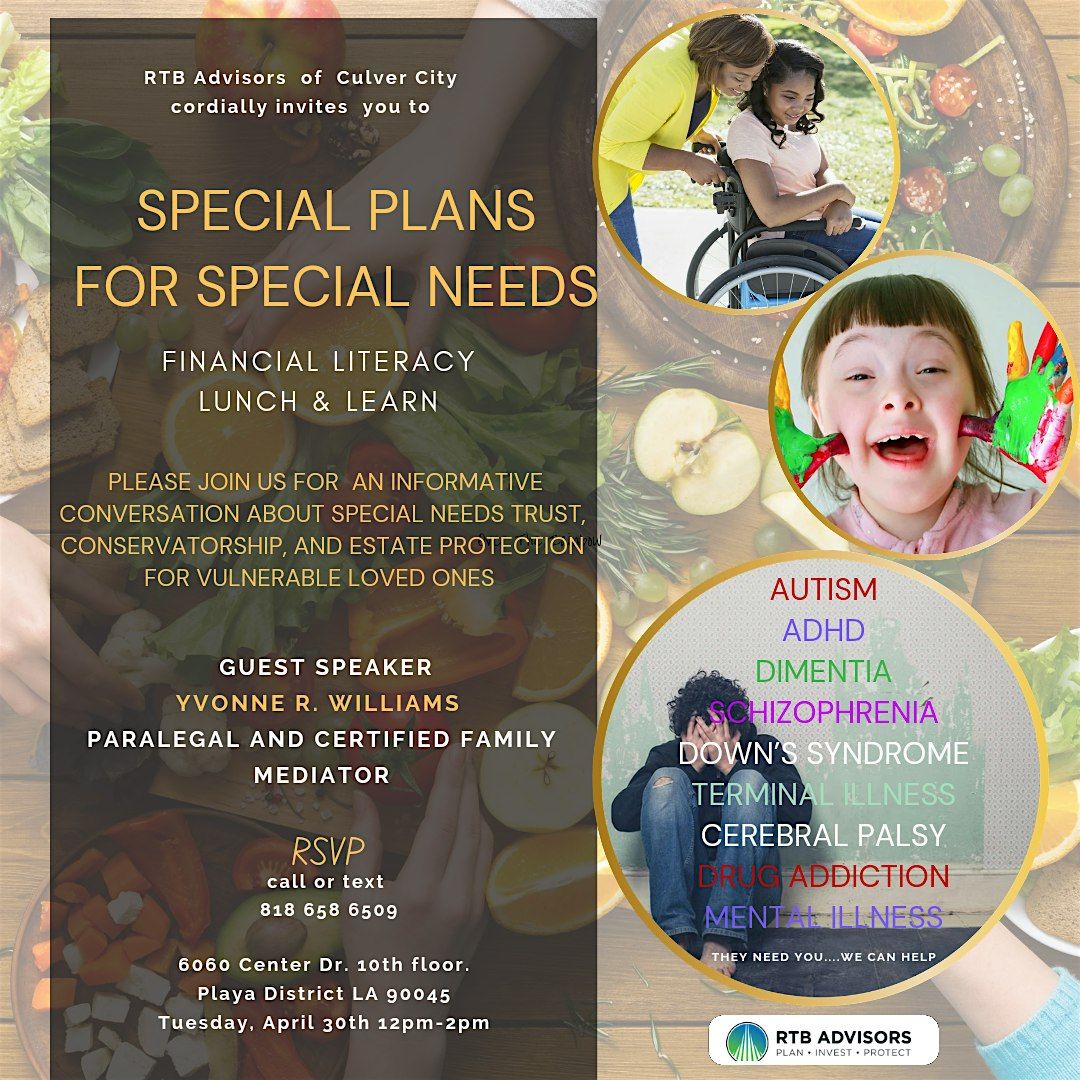 Special Plans for Special Needs