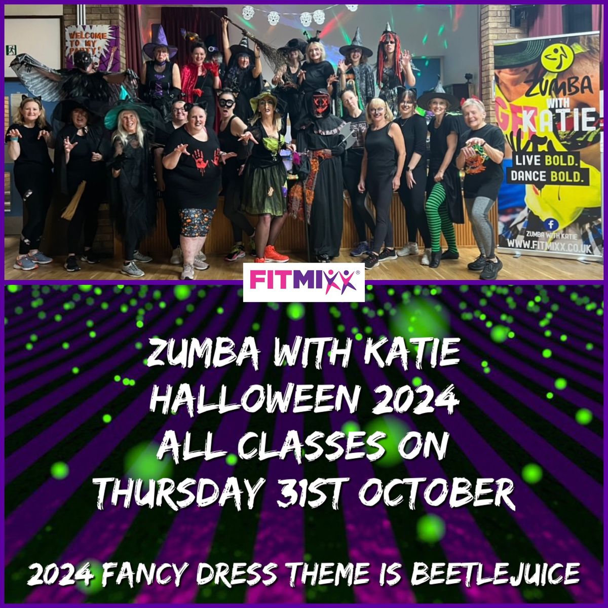 Zumba with Katie: Halloween 2024! (Beetlejuice)