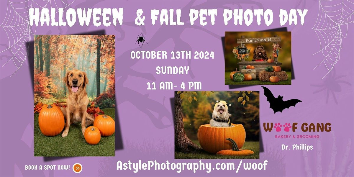 Halloween Pet and Family Photo Event