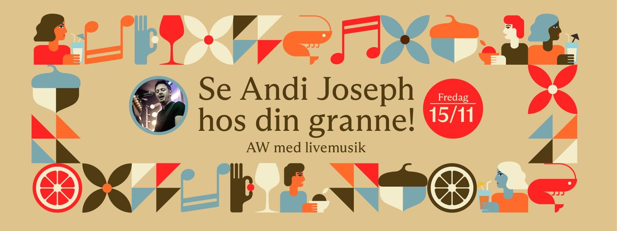 Se Andi Joseph hos din granne Kronprinsen!