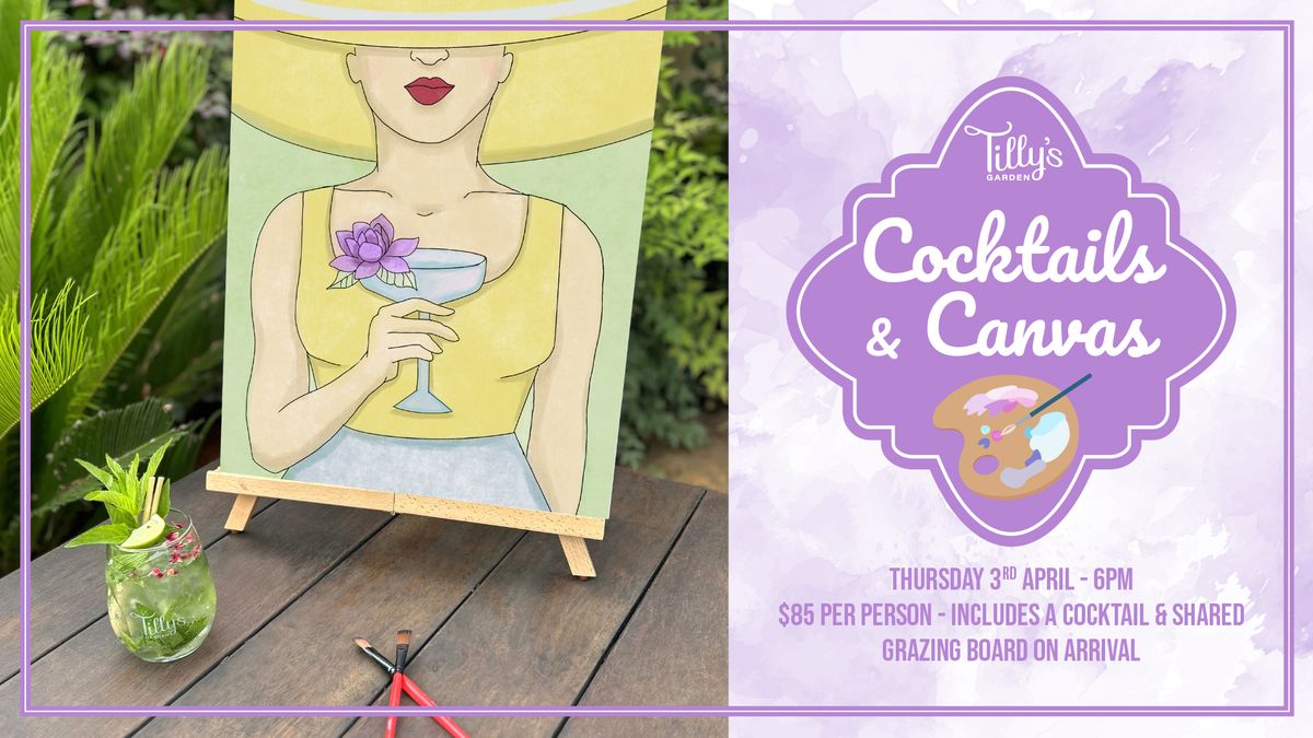 Cocktails & Canvas - 3th April \ud83c\udfa8 