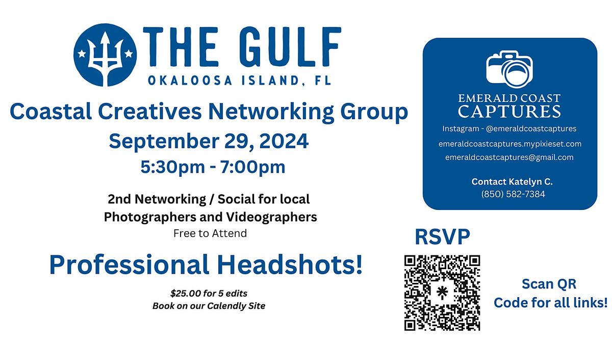 Photographer and Videographer Networking Group - Professional Headshots!