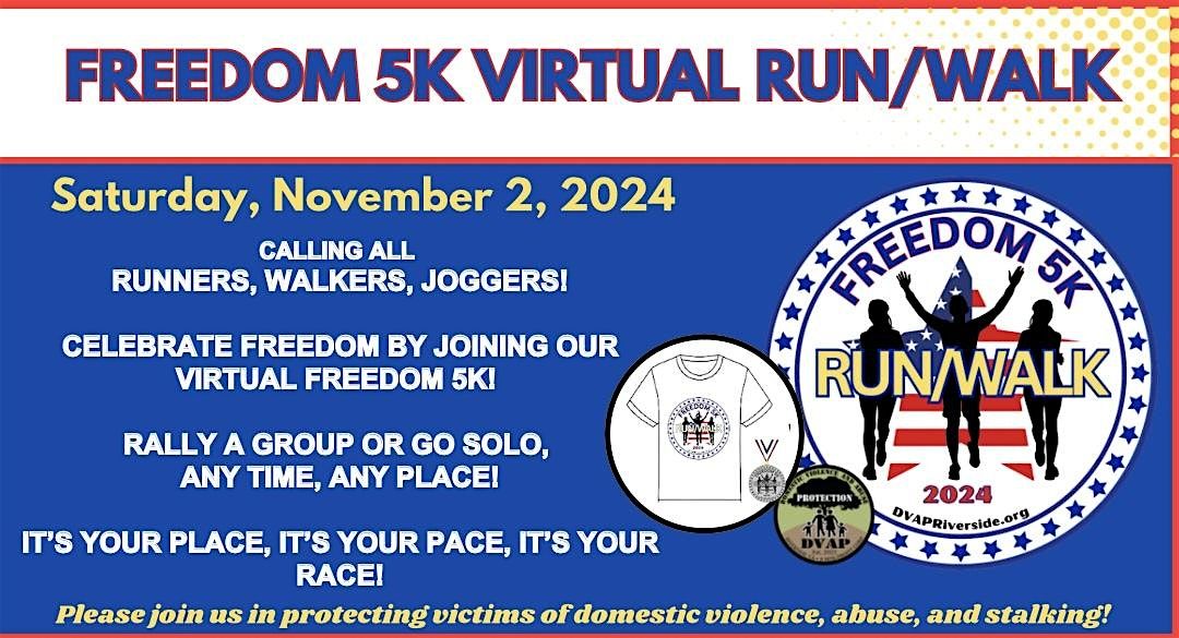 FREEDOM 5K VIRTUAL RUN\/WALK